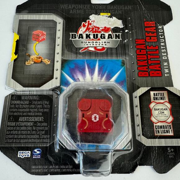 New in Box Bakugan Guardian Invaders Battle Gear Twin Destructor - Picture 2 of 3